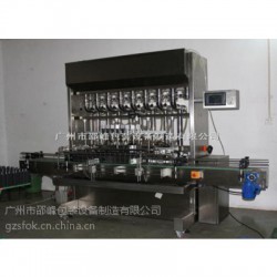 直銷生產(chǎn)HTG-08a型直銷洗衣液體全自動活塞式灌裝機(jī)