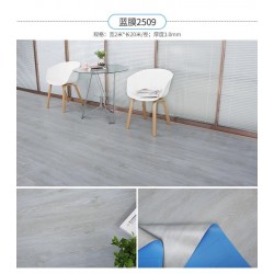 佛山批發灰白色仿木紋塑料地板革 防水集裝箱辦公室PVC地板膠