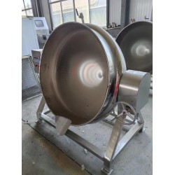 全自動攪拌可傾式夾層鍋 電加熱鹵味蒸煮鍋燃氣蒸鍋